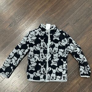 Kids size 4Disney - Gray and Black Fleece Apparel like new worn once